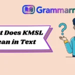 What Does KMSL Mean in Text