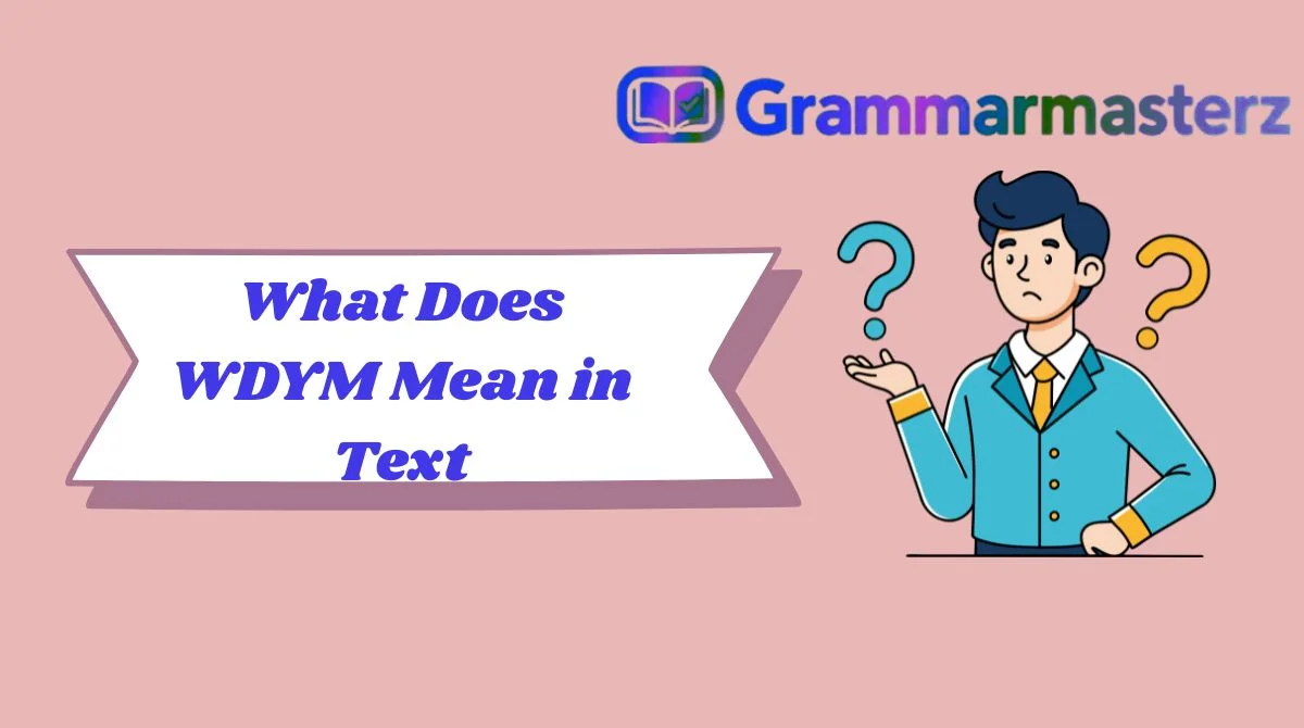 What Does WDYM Mean in Text